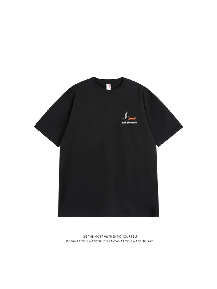 シンプルなカートゥーンプリントTシャツ：動物デザインの青春スタイルとは
