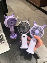 USB充電式携帯用スプレーファン【学生向け・デスク使用可】
