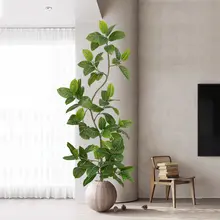 大型グリーン植物 リビング用 装飾品 偽物の植物