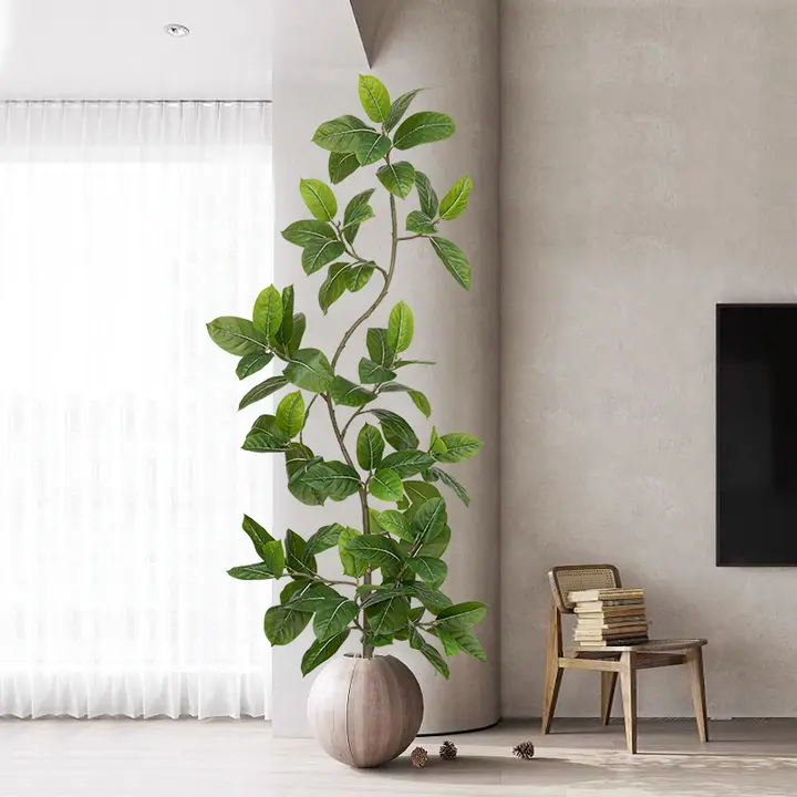 大型グリーン植物 リビング用 装飾品 偽物の植物