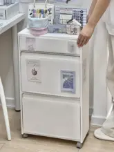 デスク下収納キャビネット【フロアタイプ・引き出し・チッピング蓋付き】