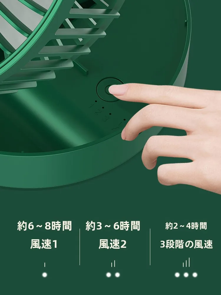 静音USB折りたたみデスクファンSH5572：長時間使用でも風が当たる仕組みと実際の効果