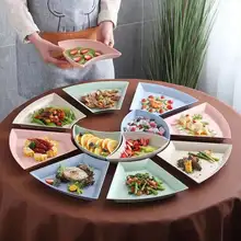 食卓に彩りを添える創造的な盛り付け皿とボウルのセット（セットアップ対応）
