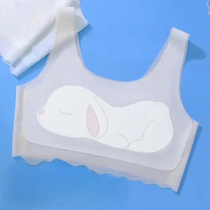 女の子用 肌に優しいタンクトップ【薄手・ノンワイヤー・極上の柔らかさ】（セットアップ対応）