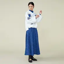 春季復古風新中式ルーズフィットフード付きスウェットシャツ【ストレートシルエット・女性用】