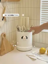 回転式ナイフラック【キッチン用・多機能収納ボックス】
