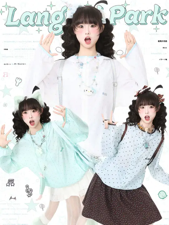 UPF50+ドット柄フード付き日焼け防止ウェア【夏用・女性用】