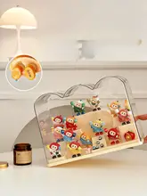 透明アクリル製 フィギュア展示スタンド【階段型・小物整理用】