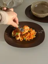 シンプルなオーバルプレート【陶器製・浅型・デザートや料理用】