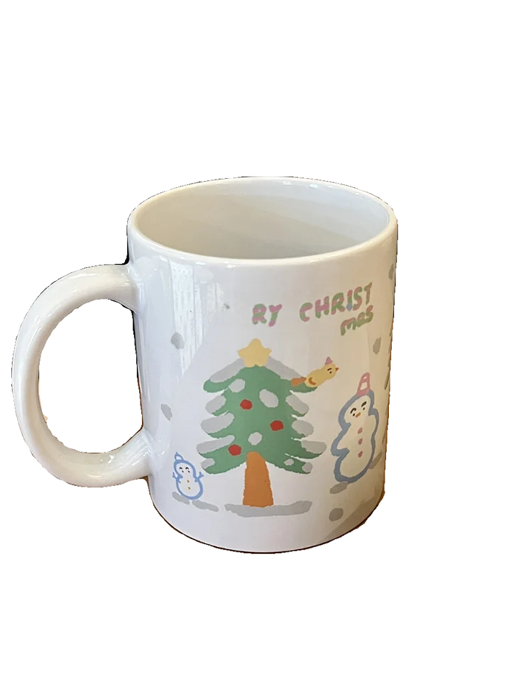 マグカップ 雪だるま 陶器 大容量 かわいい クリスマス ギフト