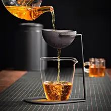 無孔茶漏れアルミミネラルストーンガラスフェアカップ