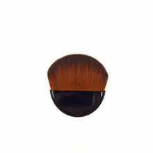羊毛製 ミニファンデーションブラシ【柔らかくふんわり・コンパクトサイズ・メイクアップ用】