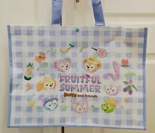 透明PVCショッピングバッグ【アニマルシティデザイン・防塵カバー・DIY可能】