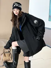 蛍光グリーンの防水マウンテンパーカー【フード付き・ウォーキング・男女兼用・冬用】（セットアップ対応）