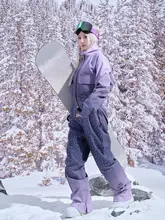 グラデーションデザインのスパンコール入りスリムフィット女性用スキーウェア【背面サスペンダー付き・二重板用】（セットアップ対応）