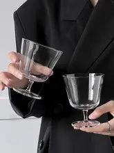 透明ガラス製アイスアメリカーノカップ【極薄デザイン・カクテル用・冷飲み用】
