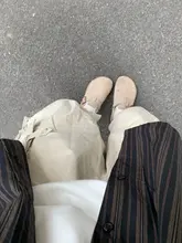 大口ポケット付きルーズフィット七分丈パンツ【水洗い加工・男女兼用・ストリートスタイル】（セットアップ対応）