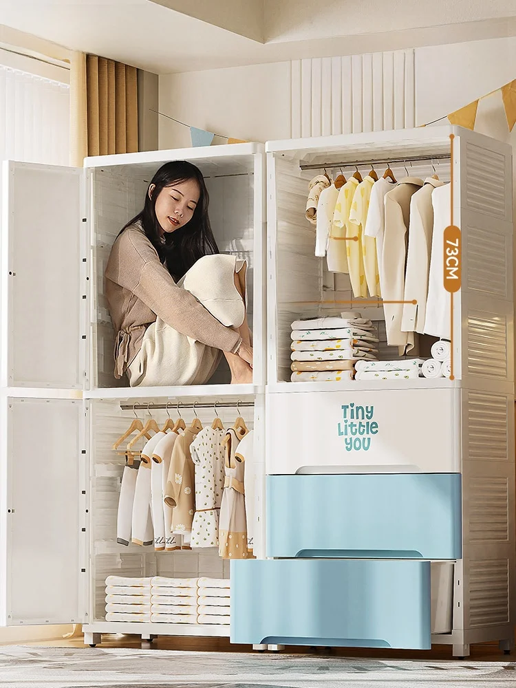 子供用収納衣柜SG-623A35：シンプルデザインで効率的な子ども部屋収納を実現