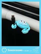 可愛いカートゥーン車載フック【データケーブル収納・クリエイティブデザイン】