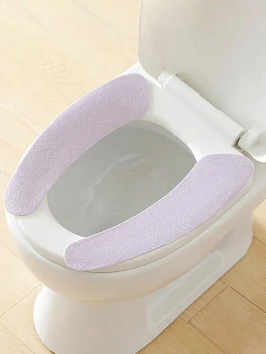 トイレ用防水座布団【四季用・粘着式・可愛いデザイン】
