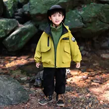 男の子用 三合一アウター【アウトドア・春秋用・防風】（セットアップ対応）