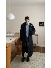 長袖ニットカーディガン【春用・デザイン・レディース・ロング丈】