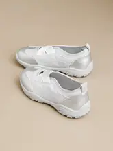 シルバー バレエトレーニングシューズ【軽量・女性用・フレンチスタイル】