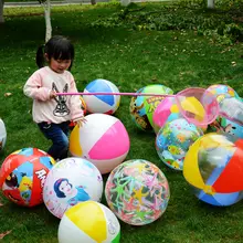 ビーチボール キッズ 男の子 女の子 大人 シースルー ビッグ アウトドア プール 水遊び おもちゃ