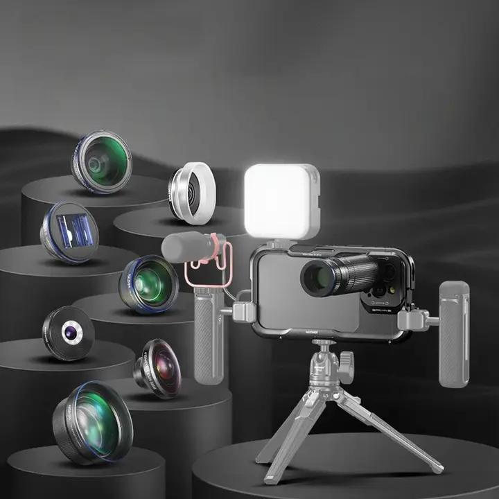 NEEWER 85mmポートレート広角魚眼レンズ【スマートフォン用・高画質・外付け】