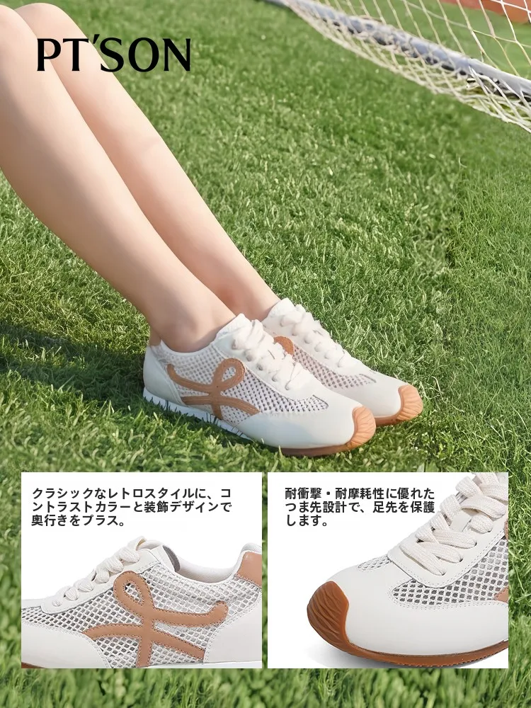 レディース レースアップシューズ 夏用レトロデザインモデルの実用性と通気性を検証