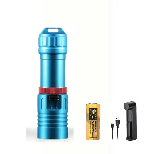 高輝度L2プロフェッショナルダイビング懐中電灯【防水・長時間使用可能】