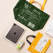 防水折りたたみショッピングバッグ【キャンバス製・エコ・手提げ・おしゃれ】