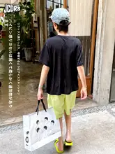 半袖Tシャツ キッズ ボーイズ ガールズ ライオセル ひんやり ラメ入り 3D犬柄 ペアコーデ 夏