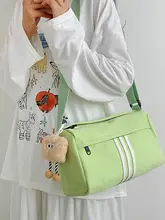 大容量デイリーバッグ【シンプルキャンバス・斜めがけ・軽量・旅行用】