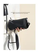 ミニショルダーバッグ【ナイロンオックスフォード・円筒型・スマホ収納可】