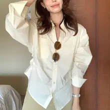 春季通勤スタイル ポロカラー長袖シャツ【レモングリーン・小柄向け】