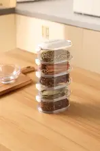 香辛料収納ボックス【防湿密閉容器・キッチン用・調味料管理】