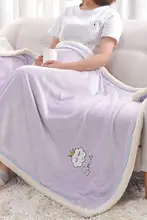 極上の柔らかさのダブルレイヤーフリース毛布【オフィス・ソファ用・お昼寝対応】