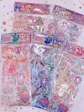 かわいいプリンセス風着せ替えステッカー【ダブルレイヤー・立体デザイン・子供用ギフト】
