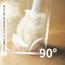 シリコン製カップ用ブラシ【長柄・隅々まで洗浄可能・家庭用】