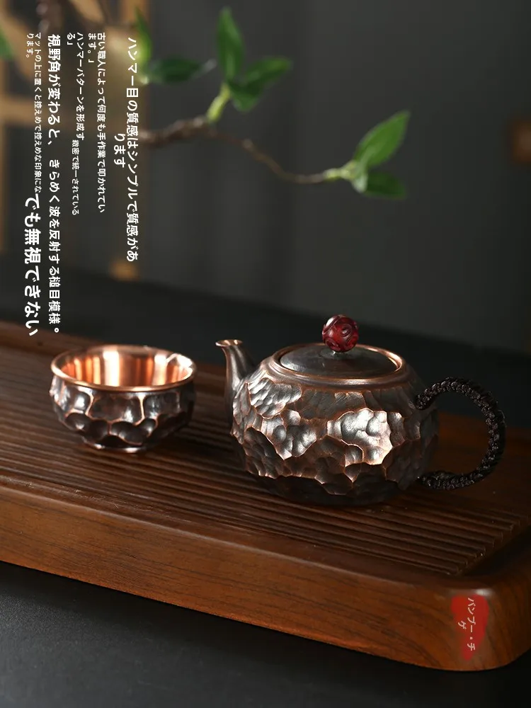 純手工製銅製ティーポット＆カップセット：中国茶湯呑みに最適な伝統工芸品の選び方
