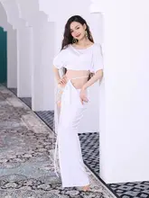 ダンスパフォーマンス用 ロングスカート【短袖・夏用・初心者向け】（セットアップ対応）