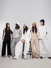カラフルなヒップホップスタイルのバナナパンツ【春夏用・ジャズダンス・ストリ  ートスポーツ】（セットアップ対応）
