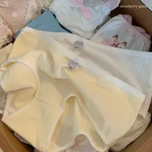 キュートなウサギデザインのコットン製女性用インナー【極上の柔らかさ・可愛いスタイル】（セットアップ対応）