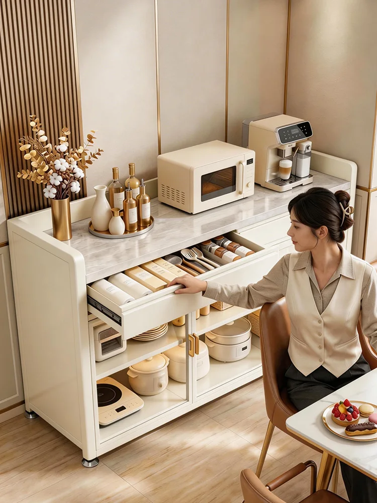 キッチン用マルチファンクション収納ラック：電子レンジ・オーブン対応の多層タイプが解決する厨房スペースの整理課題