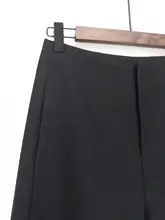 秋冬用ウールパンツ【ゆったりとした落ち感・女性用・ラフなデザイン・コーデュロイ風・九分丈】（セットアップ対応）
