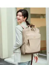大容量キャンバスリュックサック【女性用・通勤・スタイル・高校生・大学生向け】