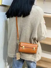 手作り本革ショルダーバッグ【レトロデザイン・小サイズ・斜め掛け可】