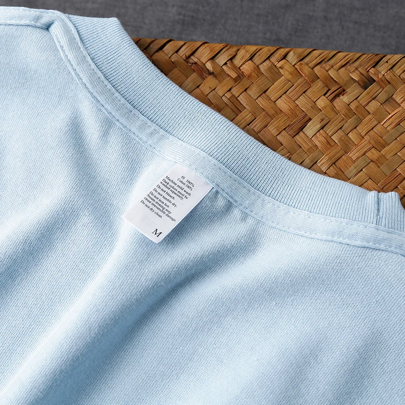 赤ちゃんブルー無地コットンワイドフィットTシャツ：宽松型コットンの日常着用実態とシーン別対応