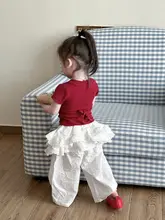セットアップ 2点セット キッズ ガールズ 半袖Tシャツ ショートパンツ リボン おしゃれ トレンド 夏